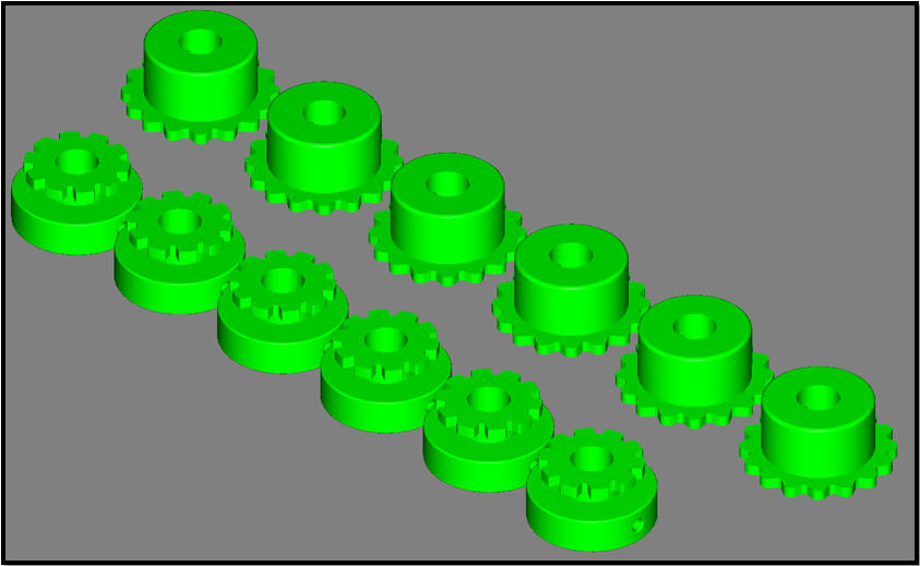 10 sprockets